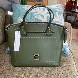 Dooney and Bourke Olive Domed Satchel